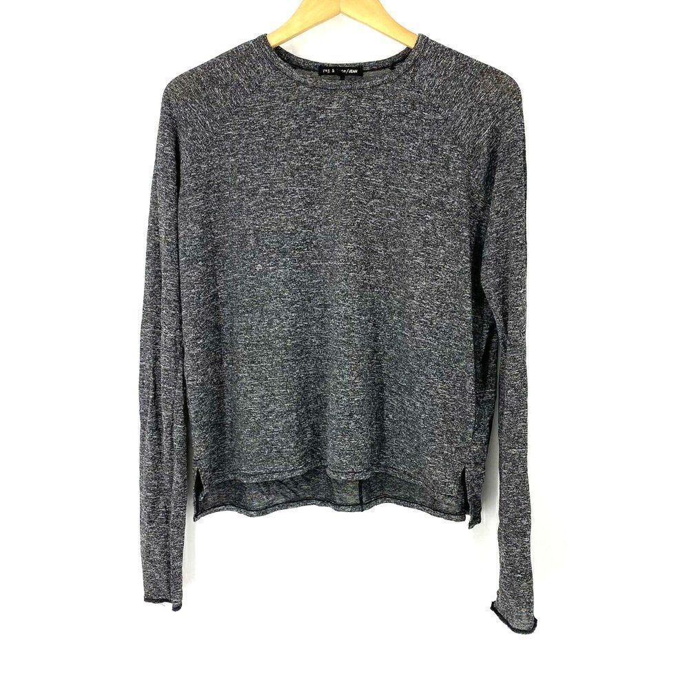 Rag & Bone Top Heather Crew Neck T Shirt